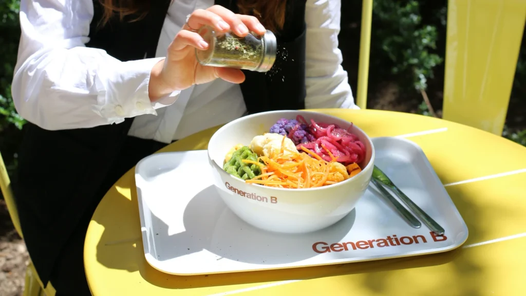 Poke bowl vegano en Generation B Barcelona